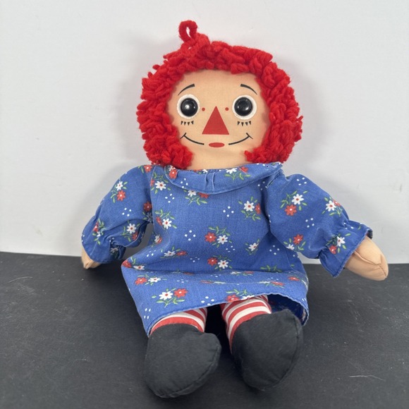 Vintage 1987 Playskool 12" Raggedy Ann Doll with a Heart 70101 Hasbro Mattel VTG - Picture 1 of 6